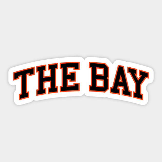 The Bay Baseball Sticker by CC0hort